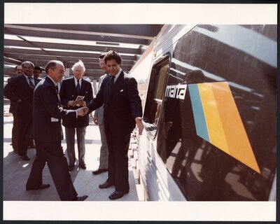 Maynard Jackson With New Marta Cars, 1977